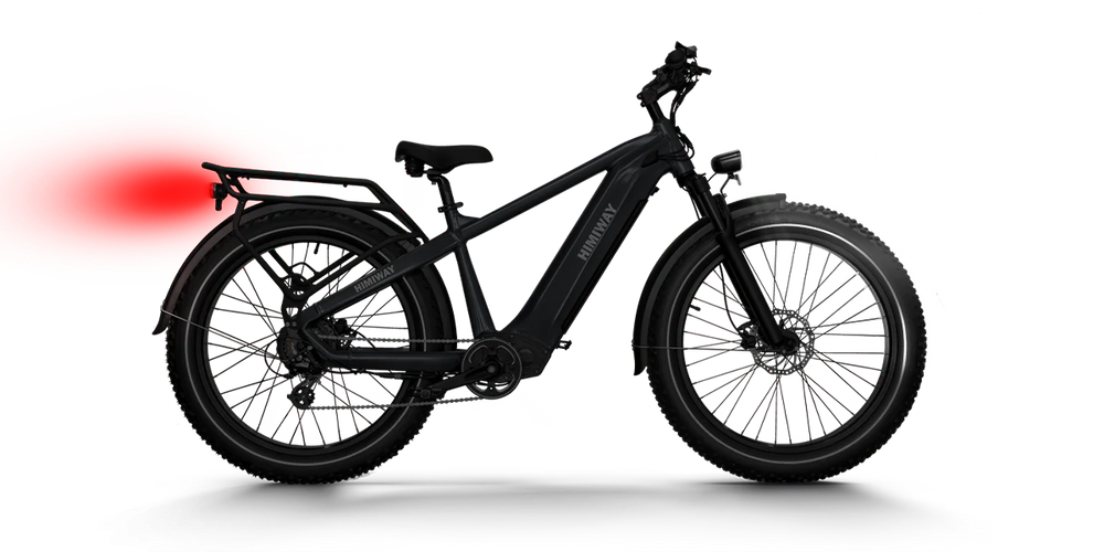 All Terrain Fat Tire Electric Bike Himiway Escape at Night