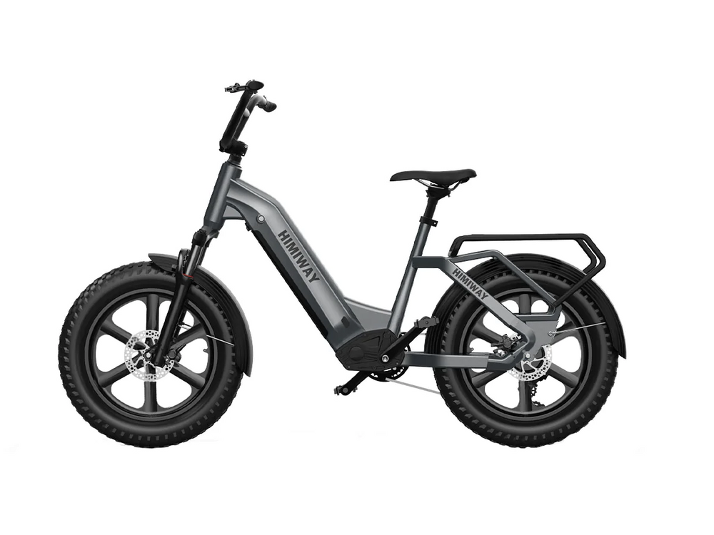 Show how integrated battery design and multiple rear racks work