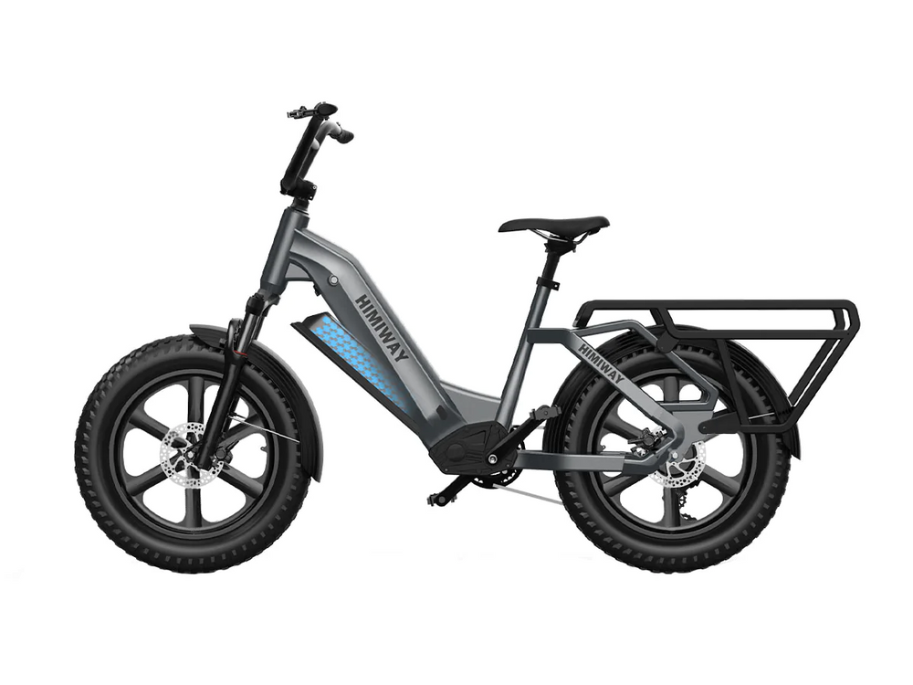Electric cargo bike integrated battery design
