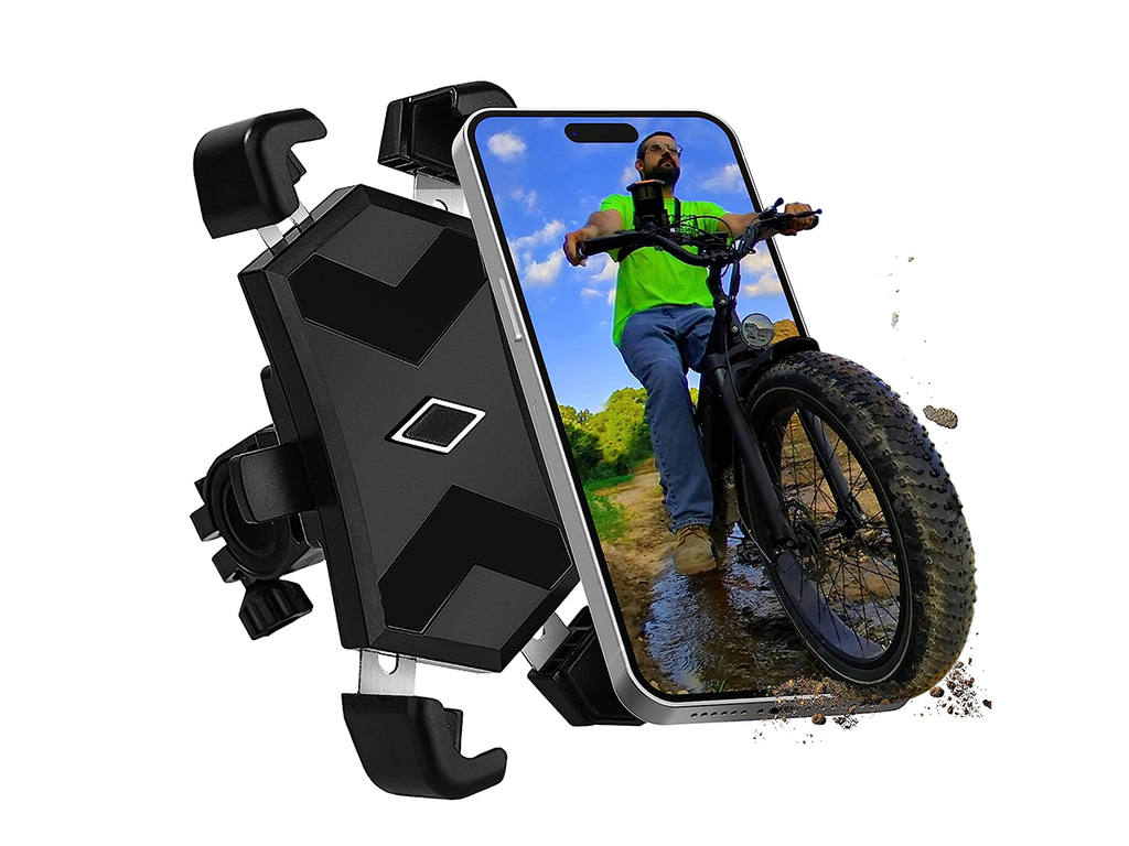Dirt bike top phone holder